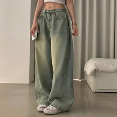 Women's Wide-Leg Denim Pants