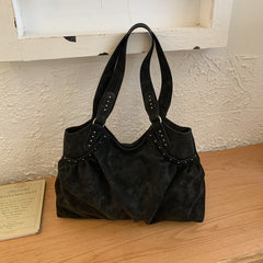 Retro Large Capacity Crossbody Tote Bag