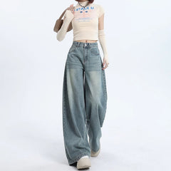Loose Wide-Leg Jeans for Women