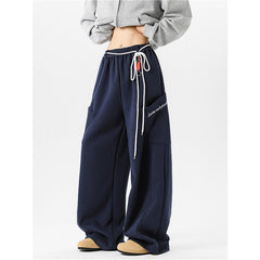 Vintage Side Pocket Baggy Wide Leg Sweatpants