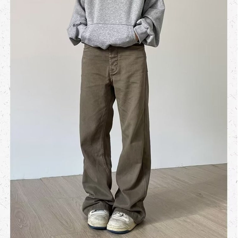 Vintage Washed Mid Rise Boyfriend Jeans - fairypeony