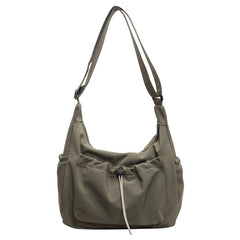 Vintage Drawstring Crossbody Bag