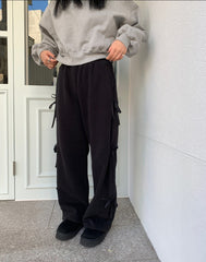 Aesthetic Side Bow Tie Sweatpants