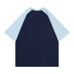 Star Graphic Raglan Short Sleeve Oversized Tee - fairypeony