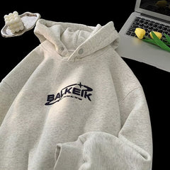 Vintage Logo Embroidered Hoodie