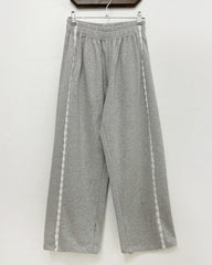 Aesthetic Lace Detail Baggy Sweatpants