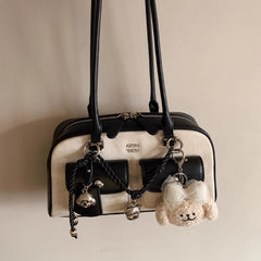 Aesthetic Puppy Pocket Shoulder Bag