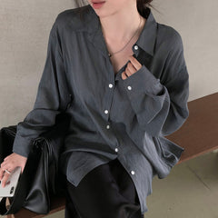 Sun Protection Loose Long Sleeve Blouse