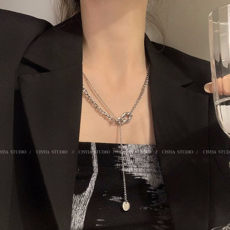 Aesthetic Titanium Steel Necklace - fairypeony