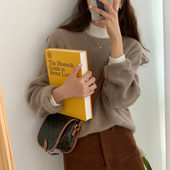 Womens Korean Style Knitted Sweater
