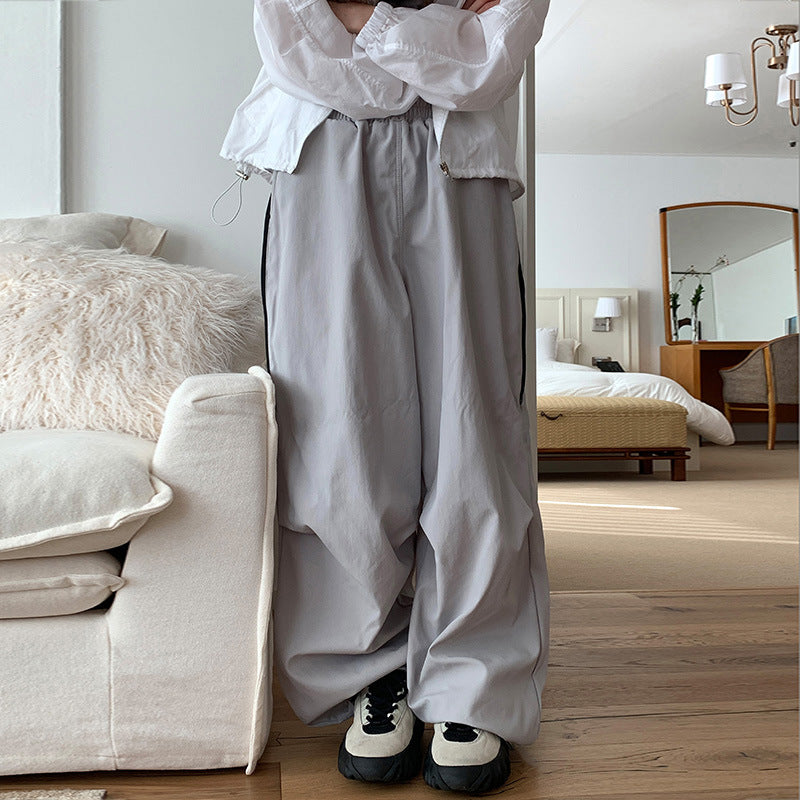 Patchwork Baggy Sweatpants - fairypeony