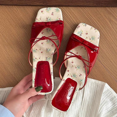 Aesthetic Wedge High Heels Sandals