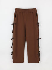Aesthetic Side Bow Tie Sweatpants
