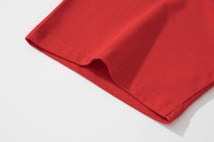 Vintage Letter Print Raglan Oversized T-shirt - fairypeony