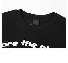 Cat Print Oversized Short Sleeve Tee