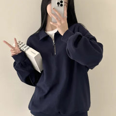 Half Zip Unisex Sweatshirt