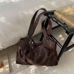 Retro Large Capacity Crossbody Tote Bag