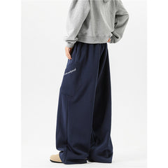 Vintage Side Pocket Baggy Wide Leg Sweatpants