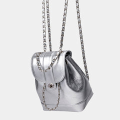 Mini Pu Leather Backpack