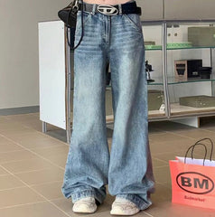 90's Vintage Washed Baggy Boyfriend Jeans