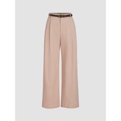 Women's Solid-Color Suit Pants - fairypeony