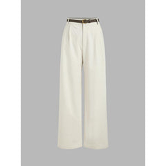 Women's Solid-Color Suit Pants - fairypeony