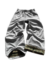 Y2K Wide-Leg Patchwork Pants