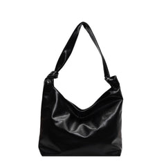 Large Capacity Pu Leather Shoulder Bag - fairypeony