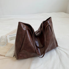 The Burgundy Bella Leather Shoulder Bag - fairypeony