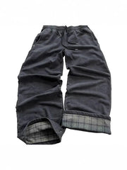 Y2K Wide-Leg Patchwork Pants