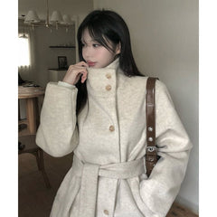 Women's woolen coat