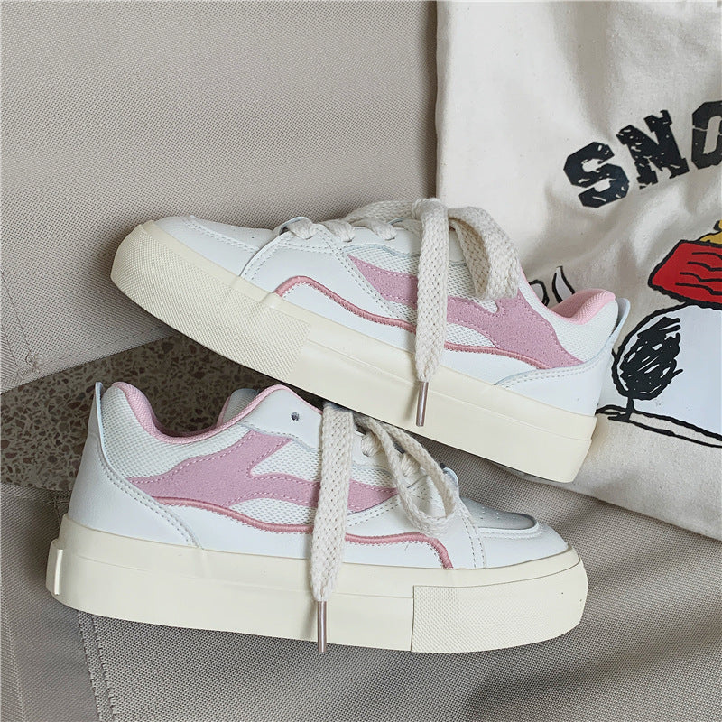 Vintage Brushed Canvas Sneakers - fairypeony