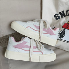 Vintage Brushed Canvas Sneakers - fairypeony