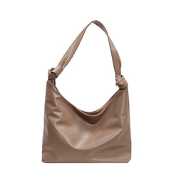 Large Capacity Pu Leather Shoulder Bag - fairypeony