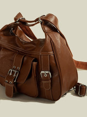 Vintage Pu Leather Y2K Crossbody Bag