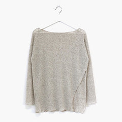 South Korea Chic Idle Style Thin Ice Silk Long Sleeve Knitwear
