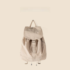 Versatile Simple Plaid Backpack for Women