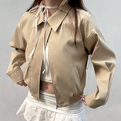 Casual Versatile Zipper Jacket