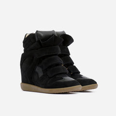 Inside-heeled high-top shoes