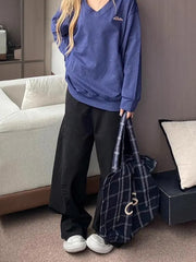 Vintage Black Wide Leg Baggy Jeans