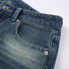 Vintage Blue Wash Boyfriend Jeans
