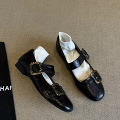 Vintage Mary Jane Flat Shoes