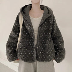 Vintage Reversible Fleece Oversized Jacket