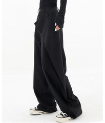 Irregular Patchwork Straight Leg Pants