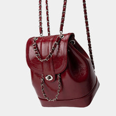 Mini Pu Leather Backpack