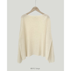 Vintage Ice Silk Oversized Knitted Sweater