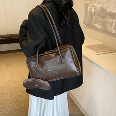 Vintage Large Capacity Two Piece Shoulder Bag