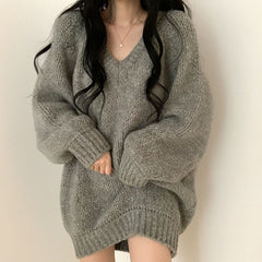 Mid length V-Neck Sweater