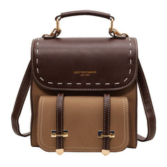 Vintage PU Leather Backpack