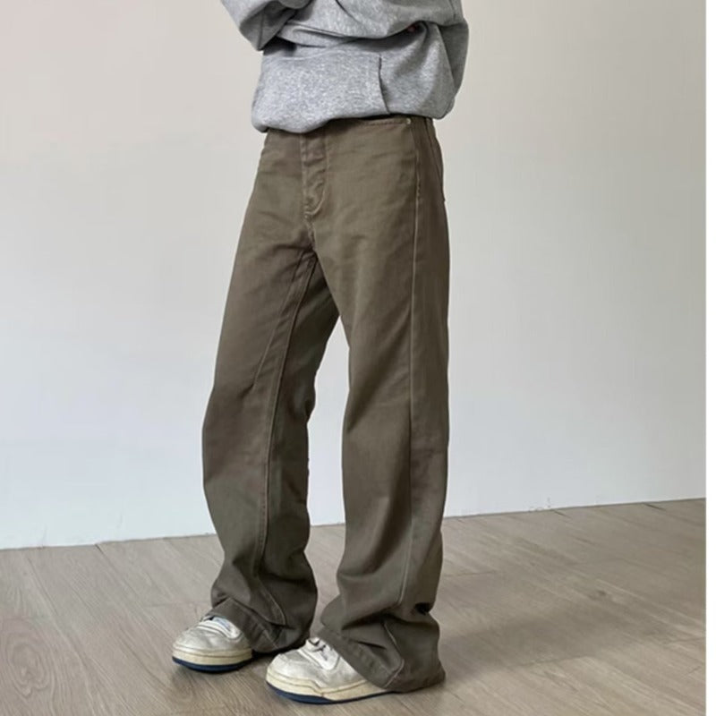 Vintage Washed Mid Rise Boyfriend Jeans - fairypeony